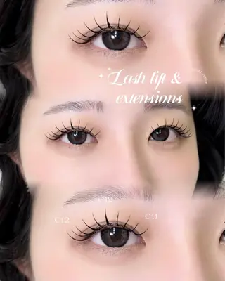 マツエク・マツパ RUNON 🎀 大阪福島 SeneLのマツエク・マツパデザイン