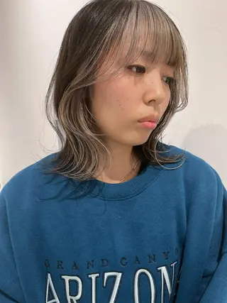 ミディアム あすか Aem.カラーリストのヘアスタイル