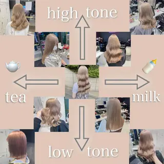 ミディアム ダブルカラー特化💍 tiam💍韓国ヘアのヘアスタイル