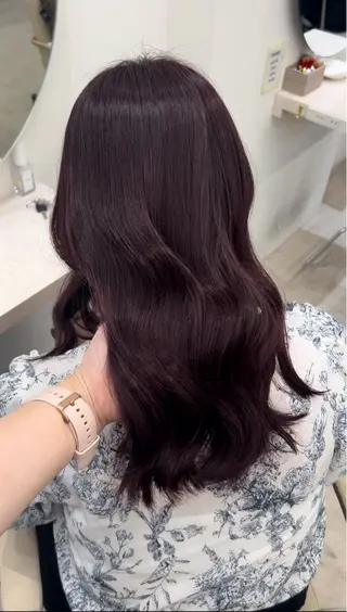 ミディアム カラー Core　山下 このはのヘアスタイル