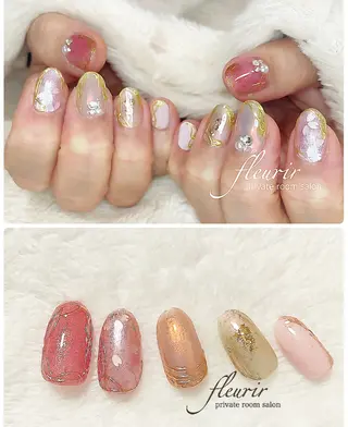 ネイル フルリール 【プライベートサロンのネイルデザイン