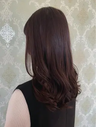 セミロング カラー EARTH中島 秋桜久のヘアスタイル