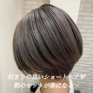 ショート 横浜🇰🇷韓国ヘア /レイヤーカット🤍のヘアスタイル