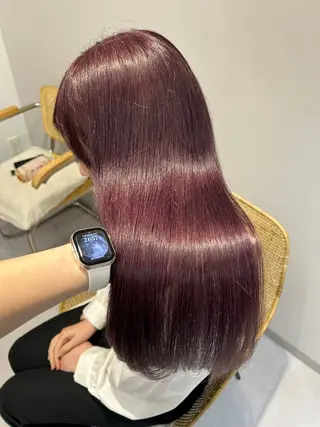 ロング カラー 立川 🫧 ブリーチ 艶髪カラー🧸✨️のヘアスタイル
