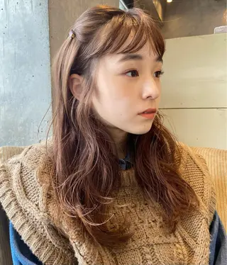ロング パーマ ボブ/レイヤー/艶 🦕risa 森下のヘアスタイル