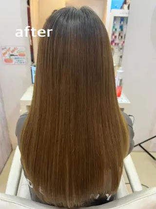 セミロング 【髪質改善カラー】 瀧田嵐士🇰🇷のヘアスタイル