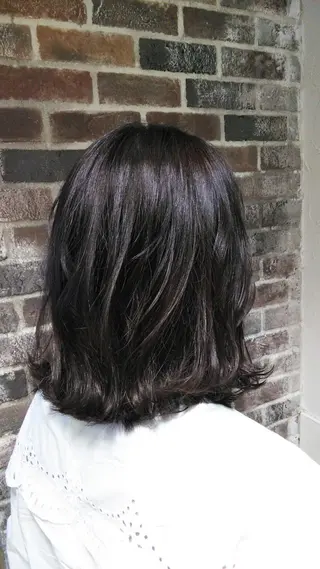 ミディアム カラー パーマ ヘアアレンジ メンズ キッズ ネイル マツエク・マツパ MEGUMI megumiのヘアスタイル