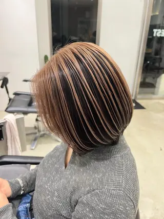 ミディアム デザインカラー茅ヶ崎 オオタ カズキのヘアスタイル