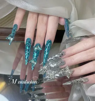 ネイル M🌷nail 長さだし専門店のネイルデザイン