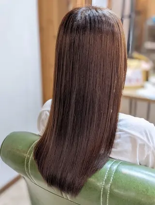 セミロング 髪質改善gluck 講習会モデル募集中のヘアスタイル