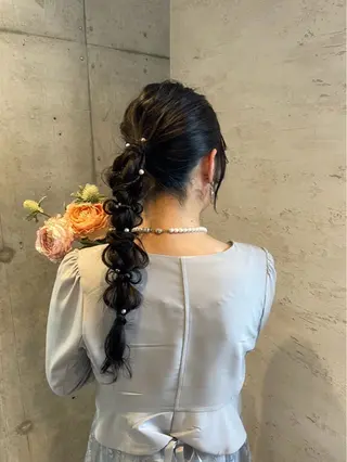 ロング ヘアアレンジ 美髪× ヘアセット✨Araiのヘアスタイル