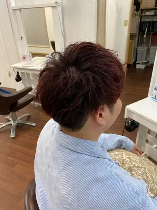 カラー メンズ 藤井 拓也のヘアスタイル