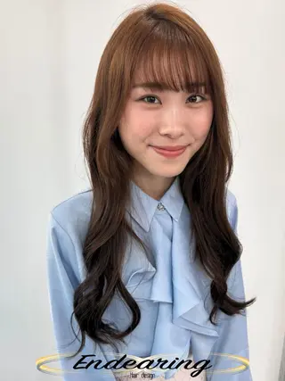 ロング Endearing 銀座/レイヤーカットのヘアスタイル