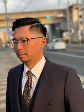 ショート 髪質改善 菊池紳吾のヘアスタイル