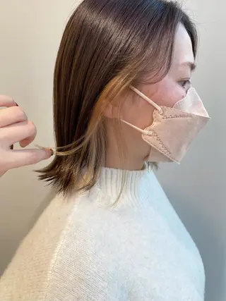 ショート カラー 山口 莉奈のヘアスタイル