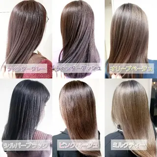 セミロング ミルクティー特化 🌈島内　琢真🌈のヘアスタイル