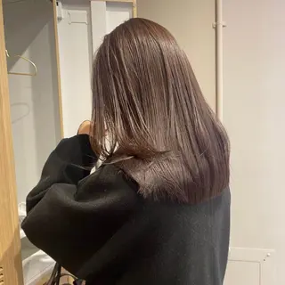 カラー オリーブ🎶アッシュ グレージュちひろ🧸のヘアスタイル