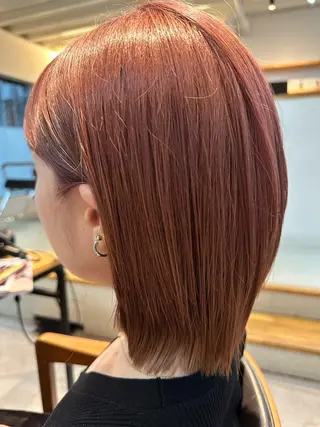 ミディアム カラー マンツーマンサロン 髪質改善⭐︎代官山のヘアスタイル