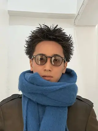 ショート カラー メンズ 渋谷 メンズカット 佐伯 将のヘアスタイル