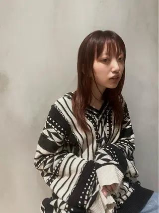 カラー maki @pullnocのヘアスタイル