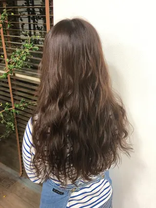 ロング カラー ヘアアレンジ ❣️倉敷❣️美髪 カラー能登一成のヘアスタイル