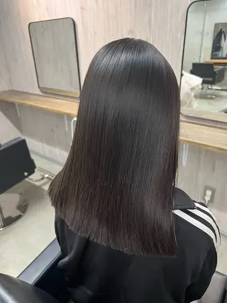 セミロング lafit kaede/韓国ヘアのヘアスタイル