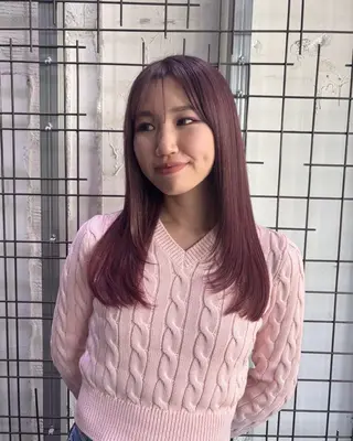 カラー AYANE 韓国ヘア /レイヤーカットのヘアスタイル