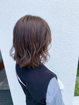 ミディアム カラー ヘアアレンジ メンズパーマ職人 加藤 弘貴のヘアスタイル