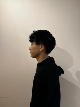 パーマ メンズ 黒川 貝那のヘアスタイル