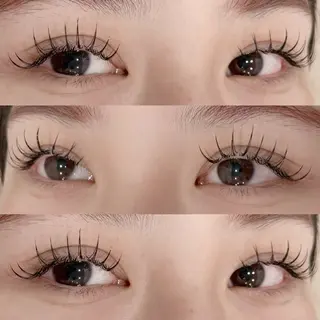 マツエク・マツパ Merci𖤐´ 長谷川　【万代】のマツエク・マツパデザイン