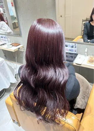 ロング 艶髪/韓国風🤍🖤 小林実央‎のヘアスタイル