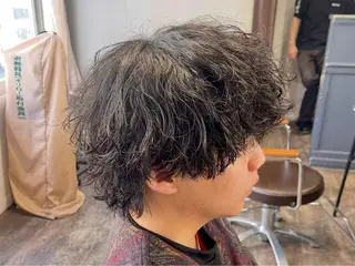 パーマ メンズ 大人男子の メンズパーマのヘアスタイル