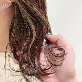 ミディアム カラー レイヤー/ハイトーン 🫧‪Erikaのヘアスタイル