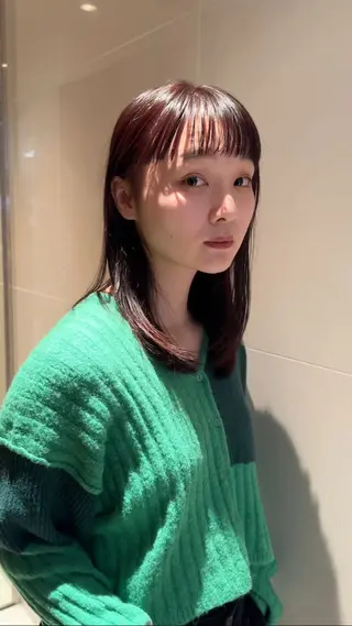 ショート カラー ボブ/ショート 吉田竣のヘアスタイル