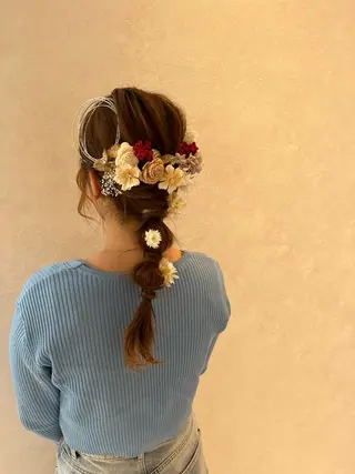 ヘアアレンジ 福島 果音のヘアスタイル