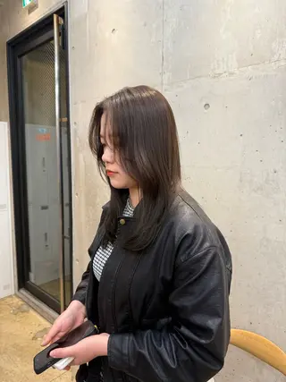 ロング カラー ヘアアレンジ REONA🪽✨薬院 レイヤーカット🫧のヘアスタイル