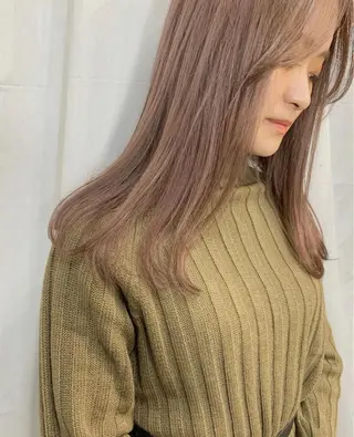 セミロング カラー Pia/KIRIA /福岡美容室のヘアスタイル
