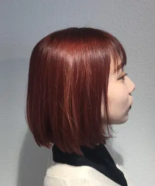 ショート カラー パーマ ヘアアレンジ メンズ キッズ ネイル マツエク・マツパ FABLE HAIR ファブル難波・心斎橋のヘアスタイル