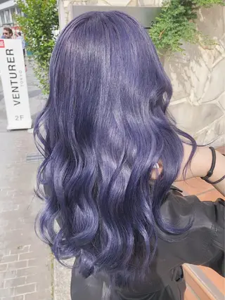 ロング カラー パーマ ヘアアレンジ メンズ 歩くパワースポット 🦋KAHOのヘアスタイル