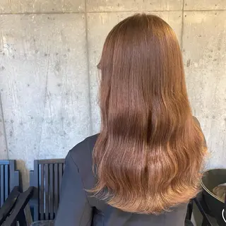 カラー 艶感/韓国風 🤍moeka🤍のヘアスタイル