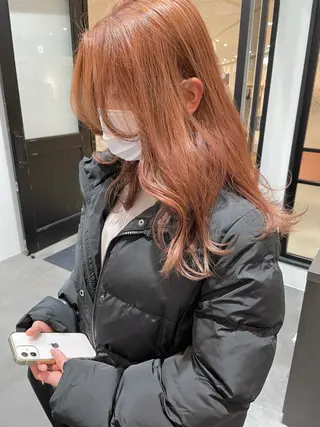 ロング カラー ヘアアレンジ 小倉 愛里のヘアスタイル