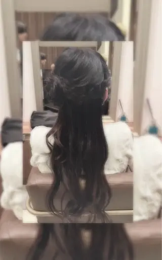 ヘアアレンジ 🫧ヘアアレンジ🎀 ウガジン💞🪄のヘアスタイル