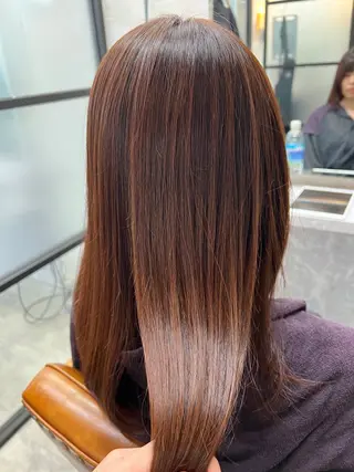 セミロング ⭐️縮毛矯正特化 小松邦彦⭐️のヘアスタイル