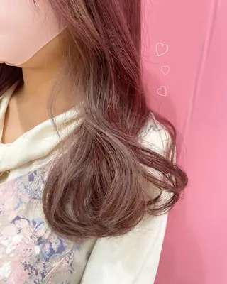 セミロング カラー 新宿駅近♡個室 ♡関口三都季🌜のヘアスタイル
