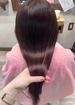 セミロング カラー 村田梨乃/ minim hairのヘアスタイル