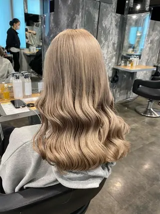 ロング カラー エフェクトブリーチ 🌟前澤啓太朗のヘアスタイル