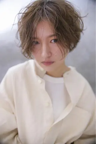 ショート カラー パーマ 坂本 裕介/パーマのヘアスタイル