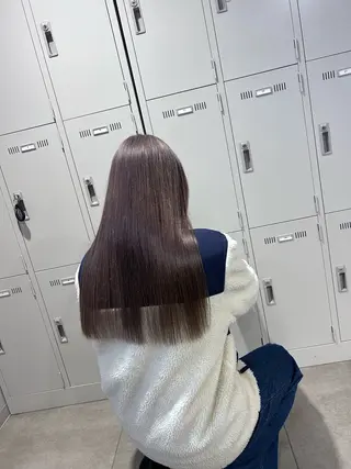 カラー 透明感ベージュ🤎 ナチュラルレイヤーのヘアスタイル