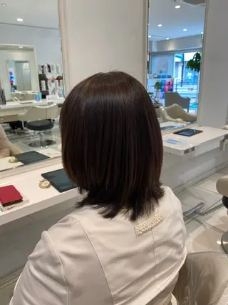 ミディアム パーマ 大澤 健介のヘアスタイル