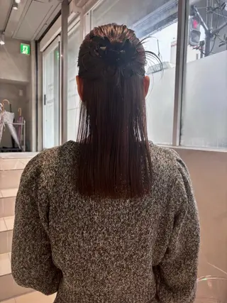 ヘアアレンジ 透明感カラー/set /hana🍀🪽‪のヘアスタイル